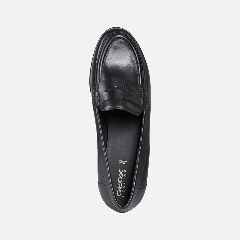 Geox Bayan Loafers Siyah - Anylla - IKW-729084